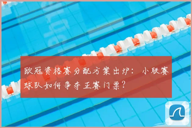 欧冠资格赛分配方案出炉：小联赛球队如何争夺正赛门票？